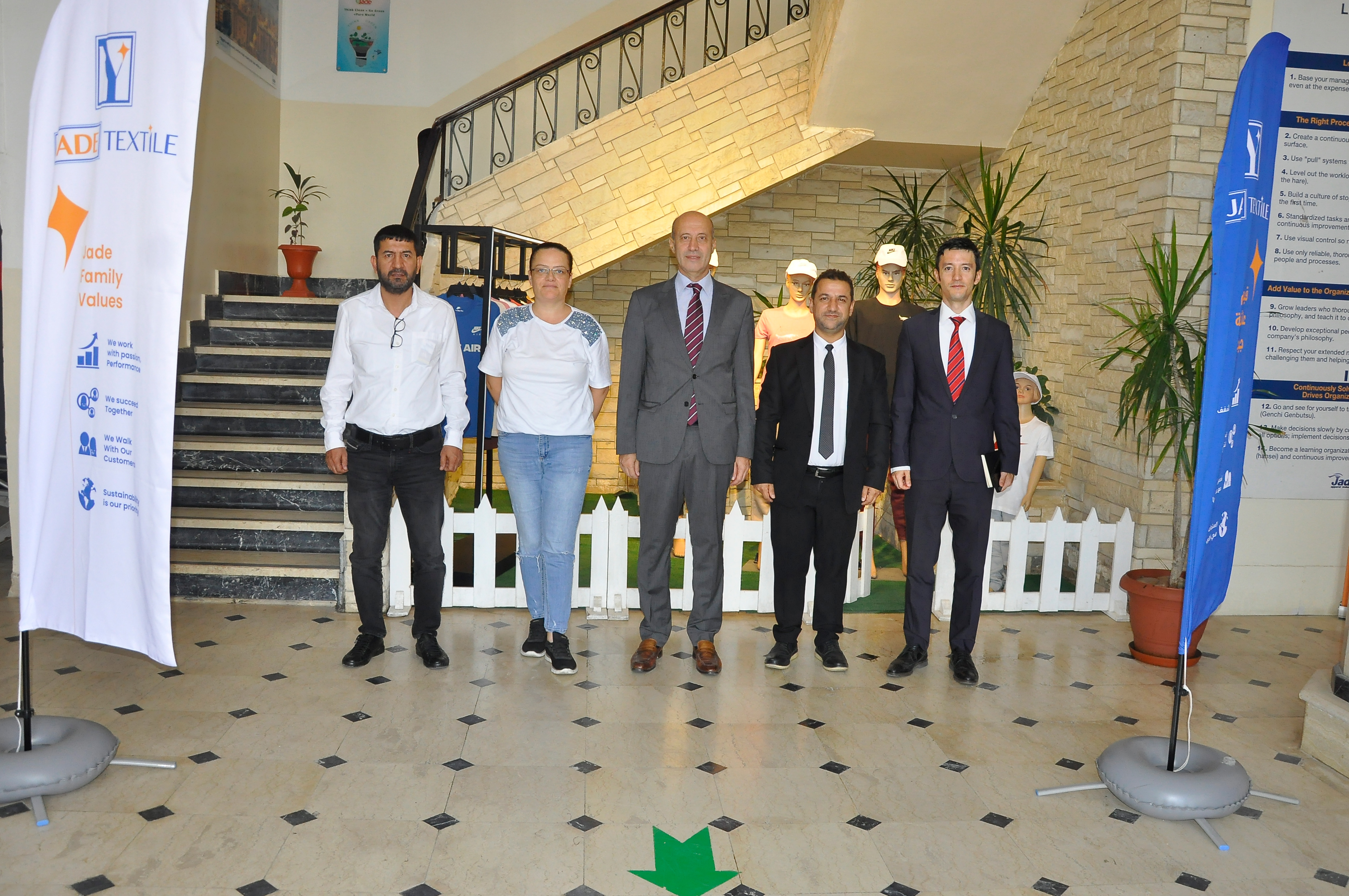 A Distinguished Visit by the Turkish Consul to Jade Textile Alexandria